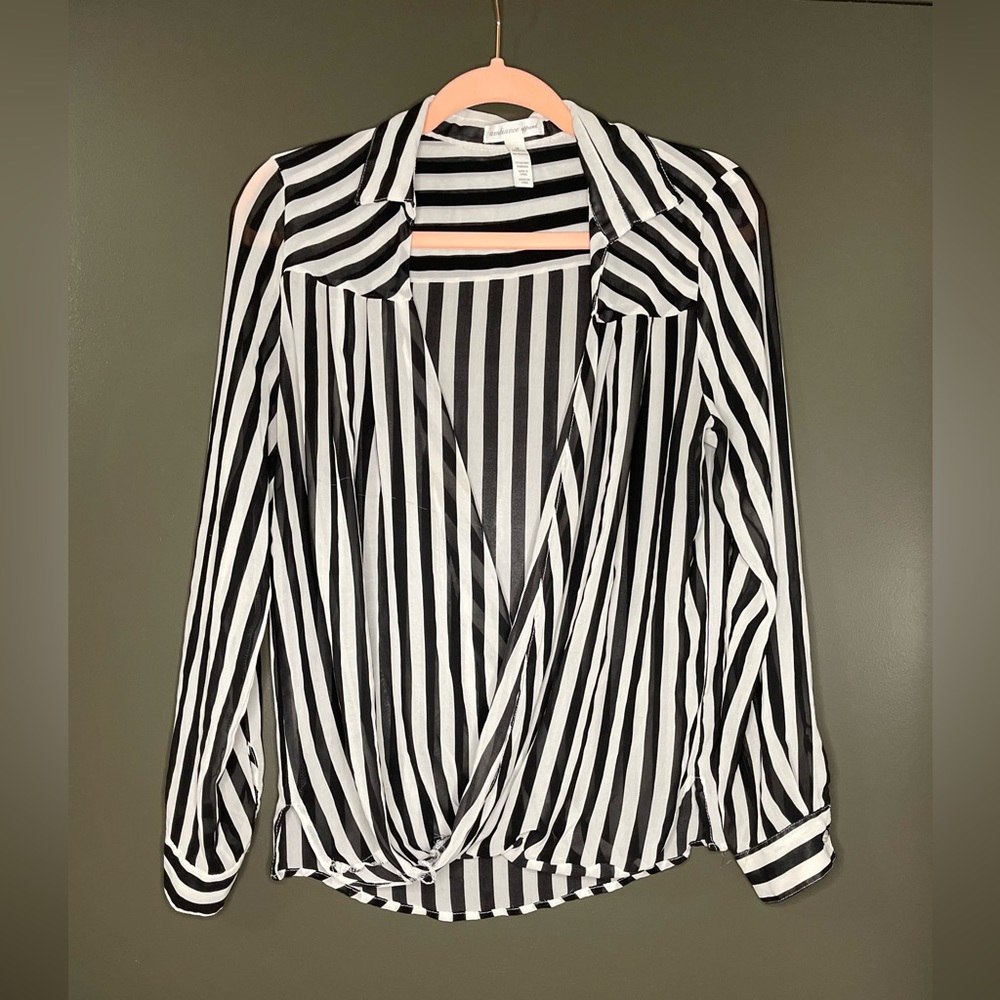 Black & White Stripped Blouse